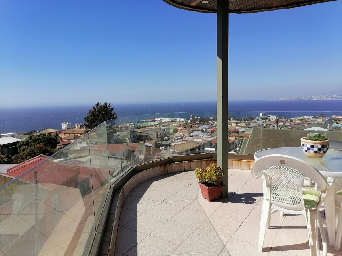 Hostal lala porteña vista al mar, baño privado y desayuno Valparaíso Exterior foto