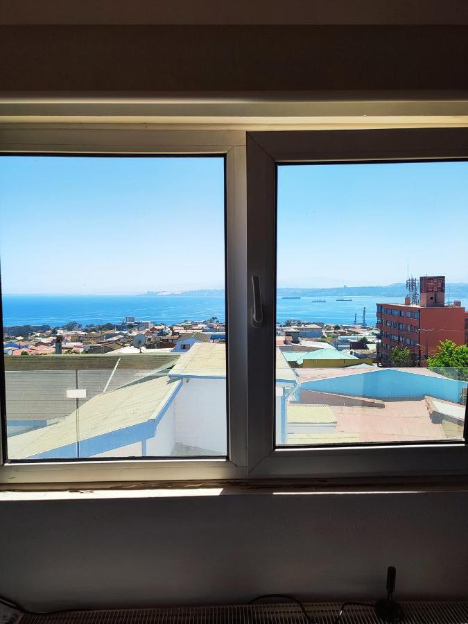 Hostal lala porteña vista al mar, baño privado y desayuno Valparaíso Exterior foto