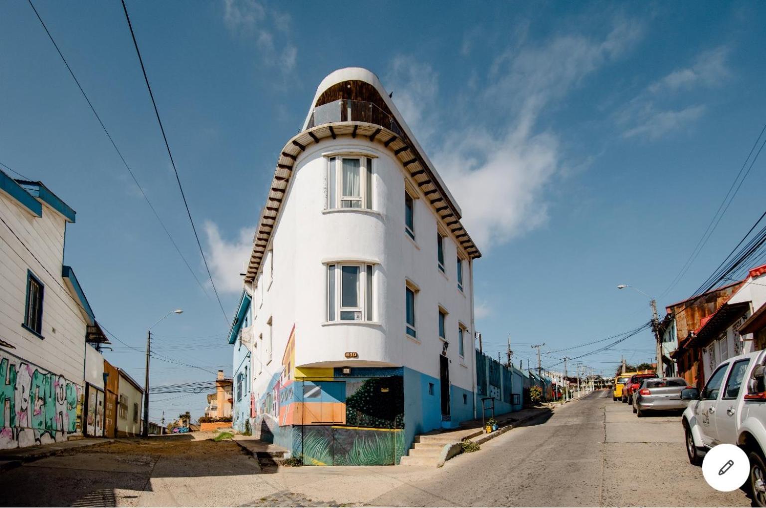 Hostal lala porteña vista al mar, baño privado y desayuno Valparaíso Exterior foto