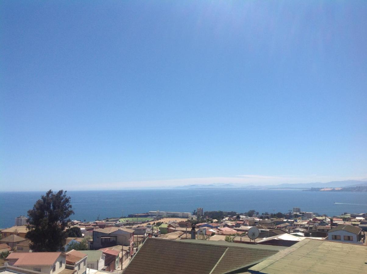 Hostal lala porteña vista al mar, baño privado y desayuno Valparaíso Exterior foto