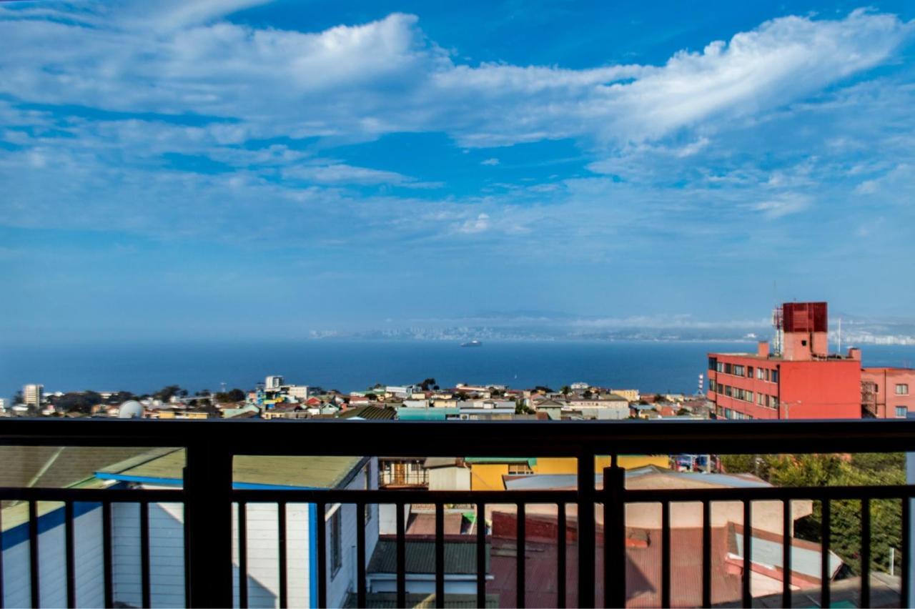 Hostal lala porteña vista al mar, baño privado y desayuno Valparaíso Exterior foto
